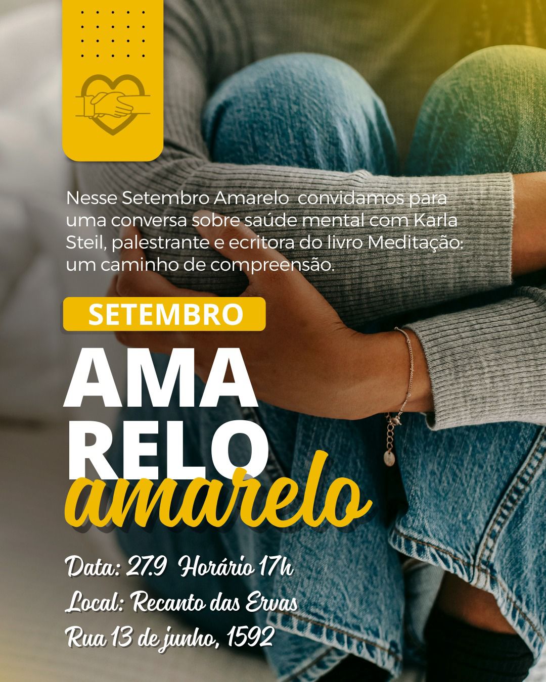 Meditar para viver: Recanto das Ervas abre as portas no Setembro Amarelo com evento gratuito sobre saúde mental
