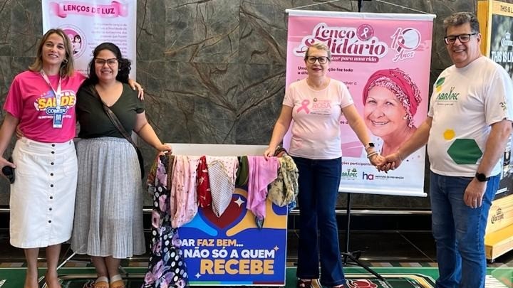 Campanha Lenço Solidário é lançada em apoio a pacientes com câncer em MS