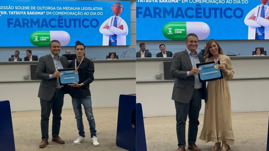 Leinha homenageia farmacêuticos com a Medalha Legislativa Dr. Tatsuya Sakuma